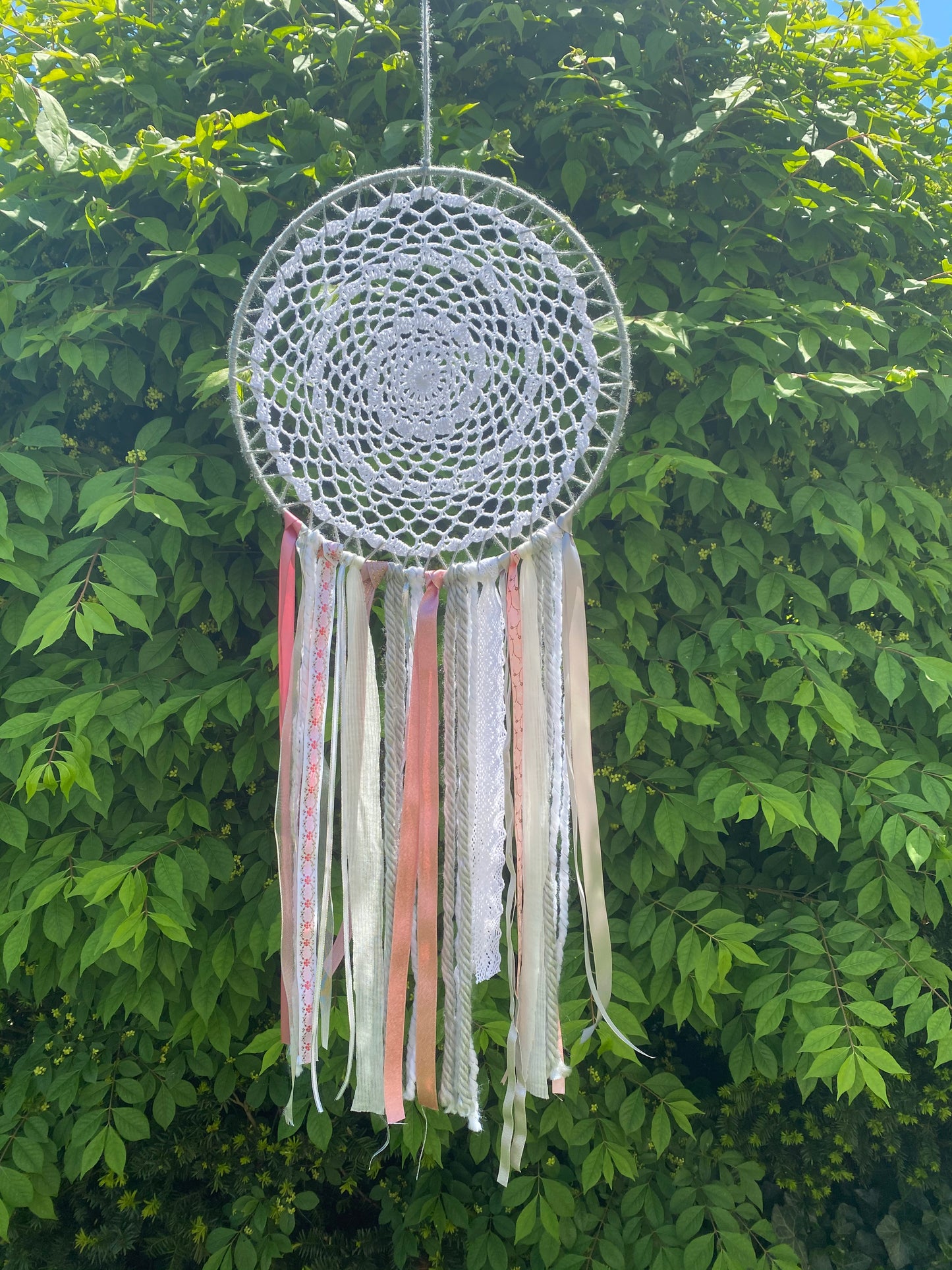 Large Blush & Silver
